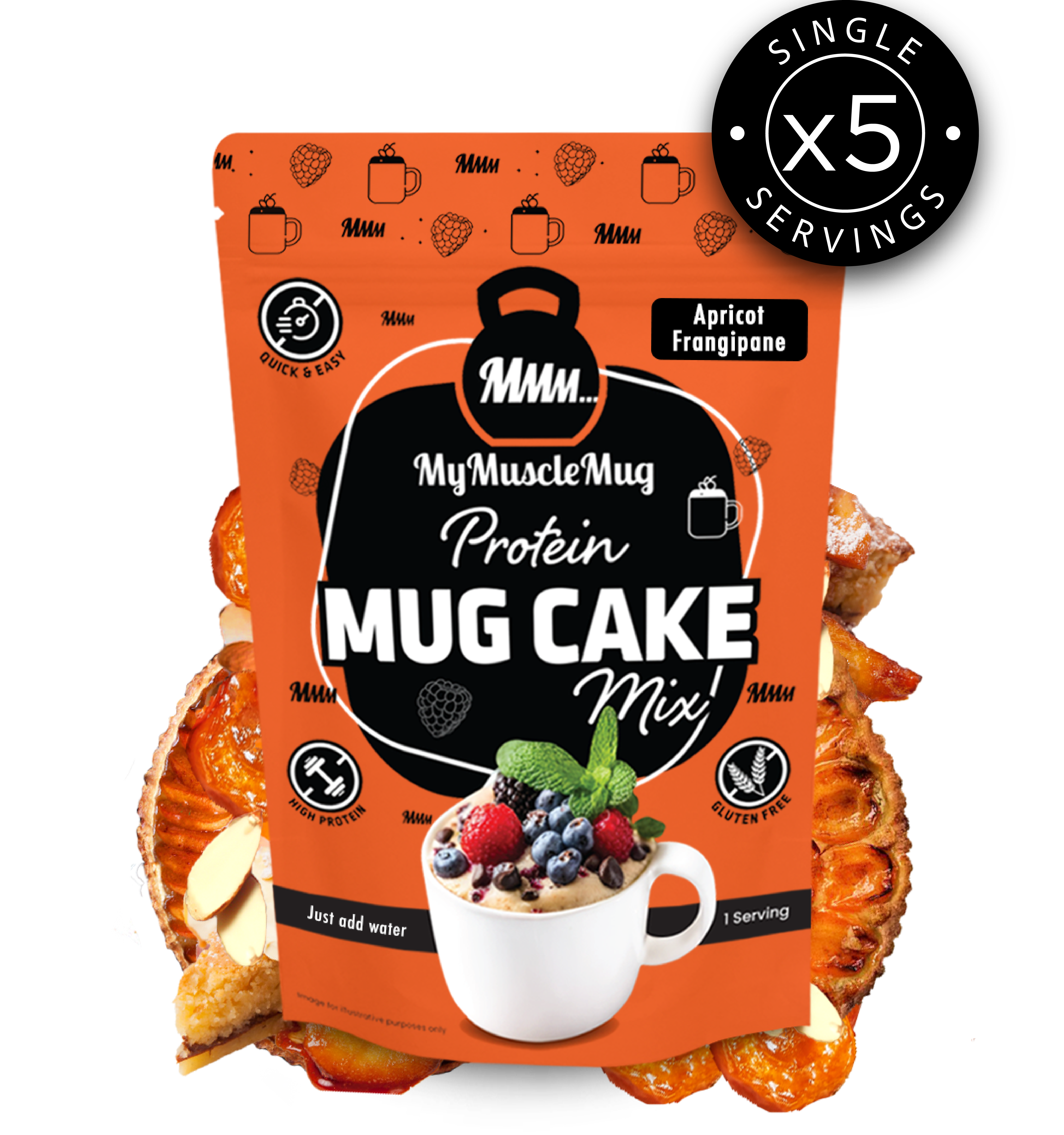 MyMuscleMug Mug Cake Supersize Pouches (x2 Pouches)