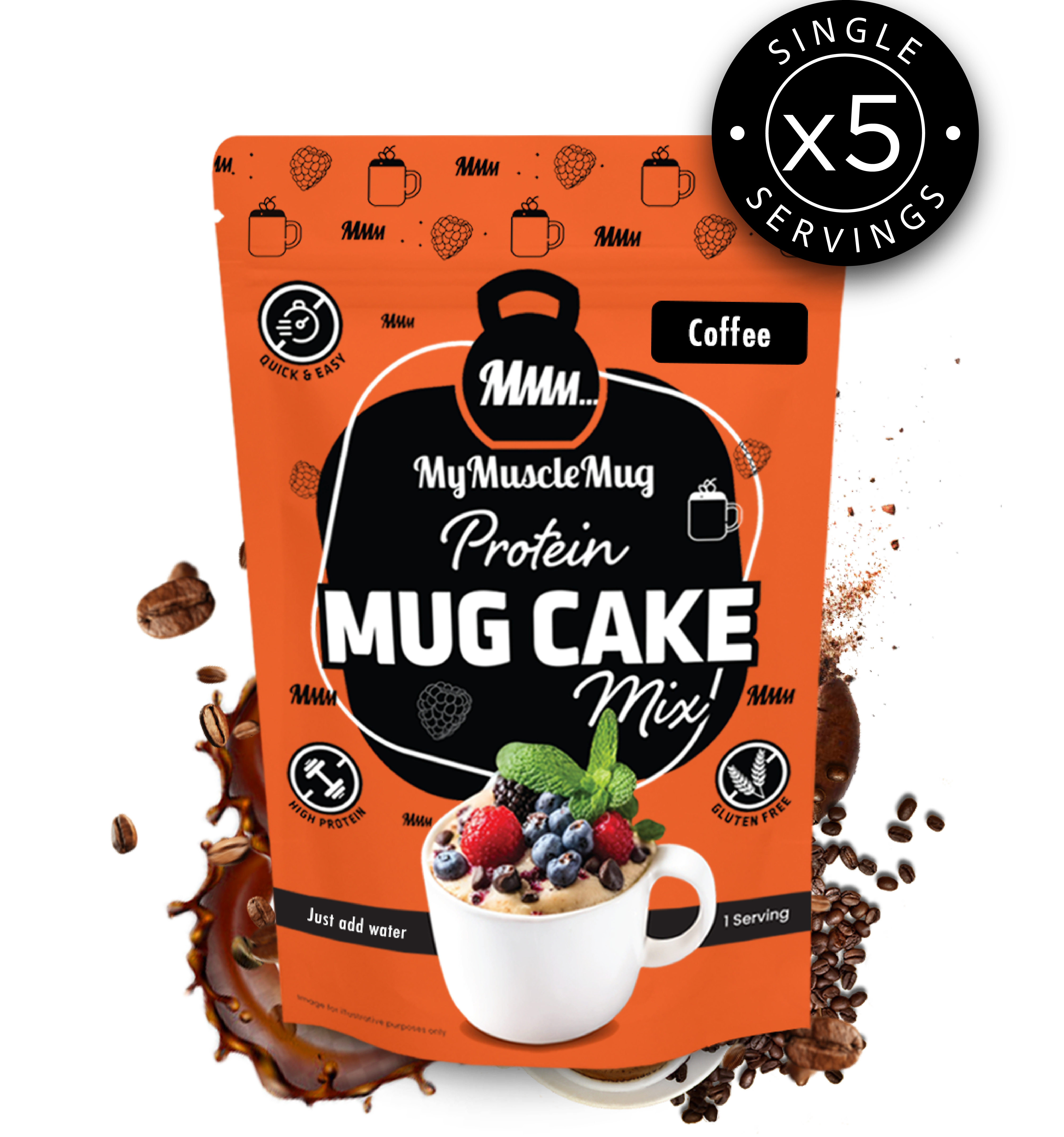 MyMuscleMug Mug Cake Supersize Pouches (x2 Pouches)