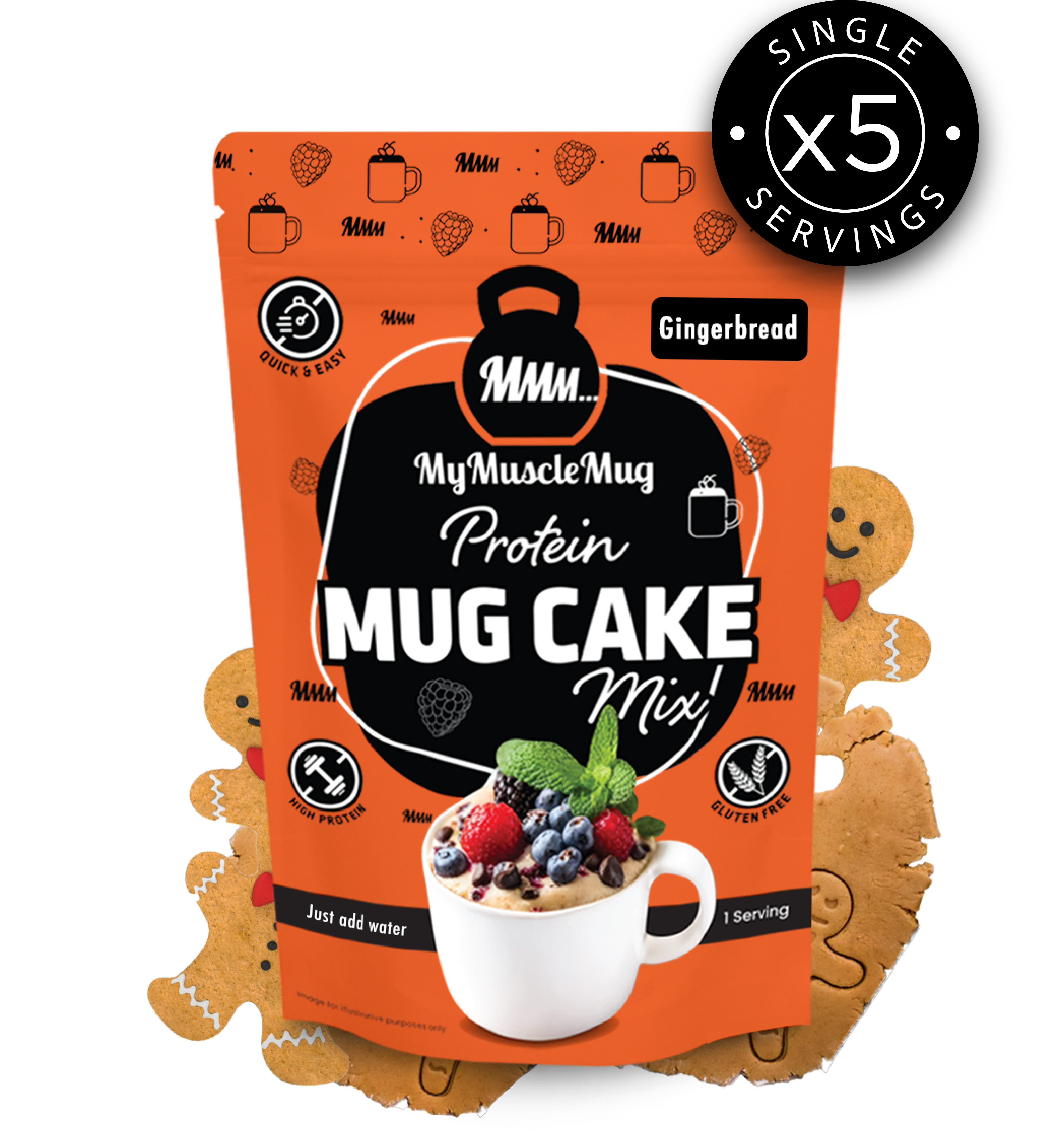 Gingerbread MyMuscleMug Cake Mix