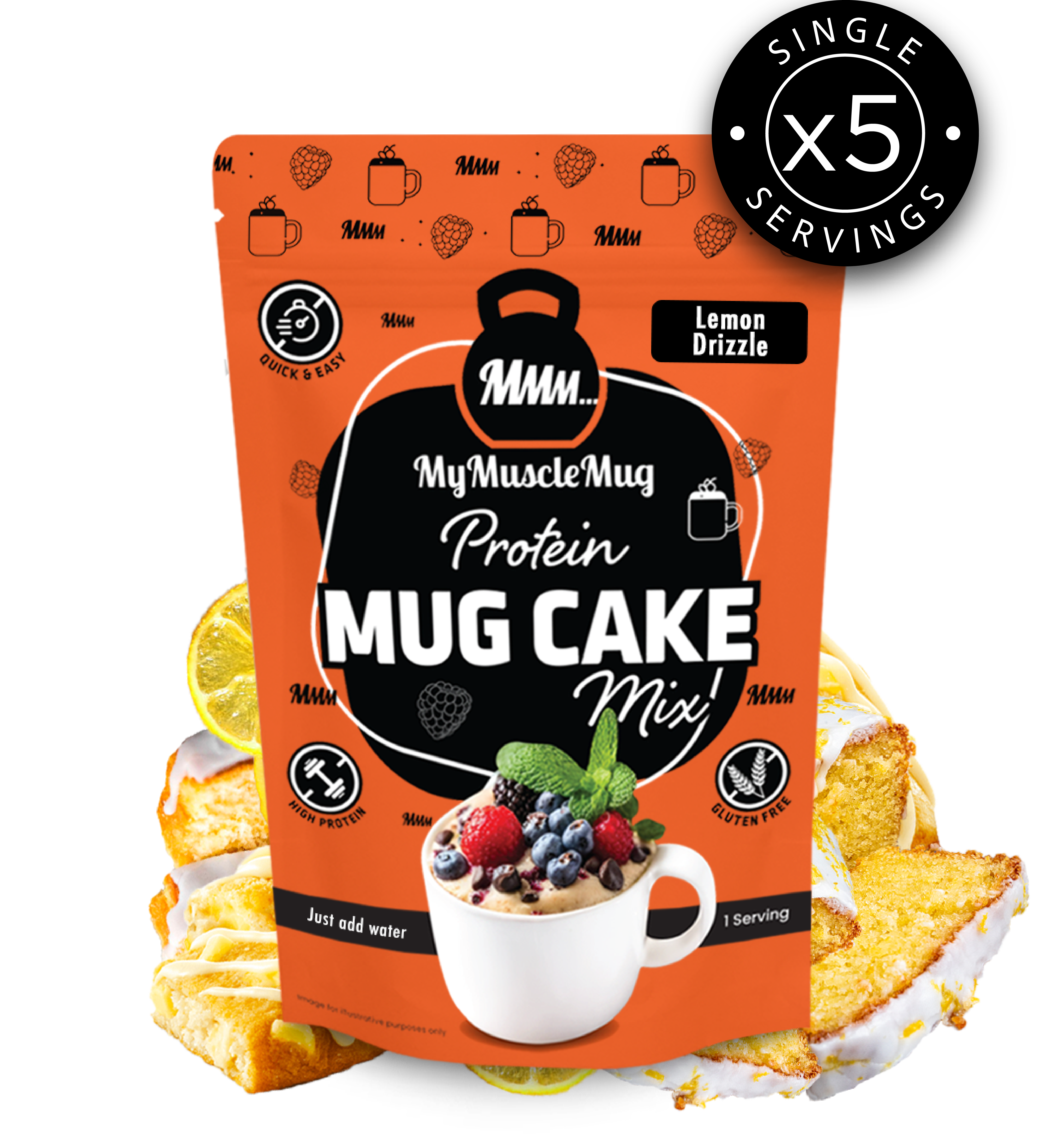 MyMuscleMug Mug Cake Supersize Pouches (x2 Pouches)