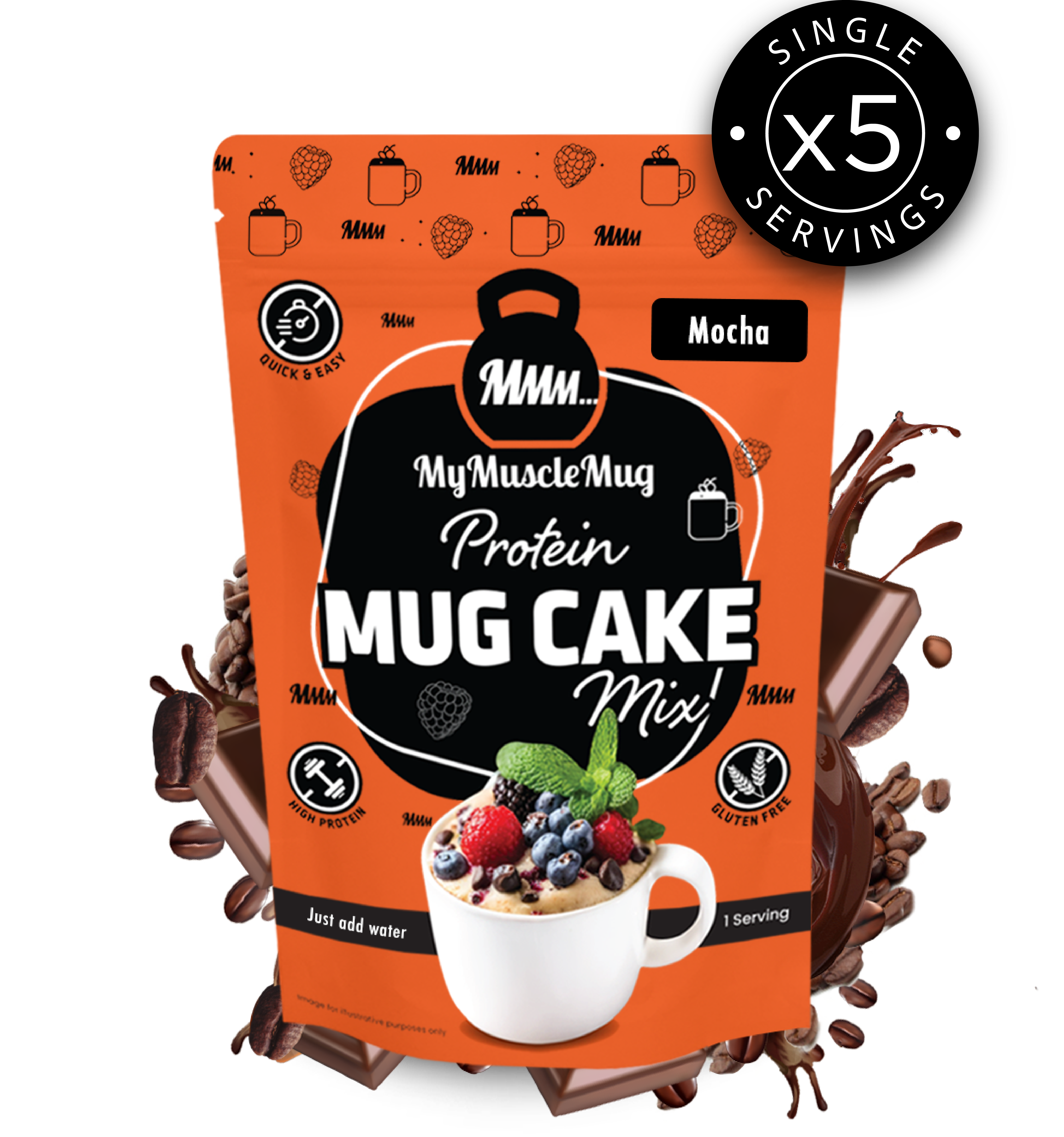 Mocha MyMuscleMug Cake Mix