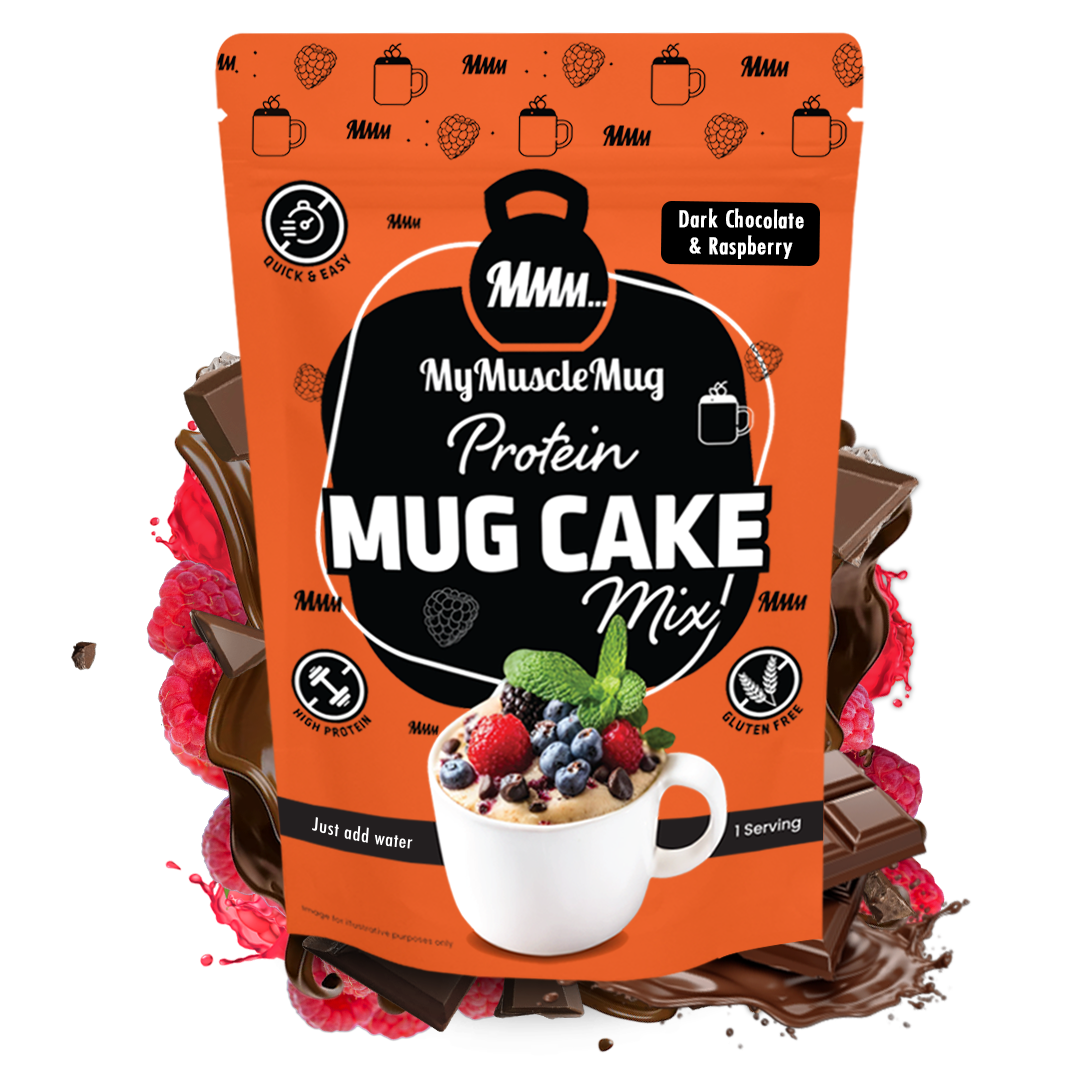 NEW FLAVOUR - Dark Chocolate & Raspberry MyMuscleMug Cake Mix