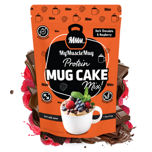 NEW FLAVOUR - Dark Chocolate & Raspberry MyMuscleMug Cake Mix