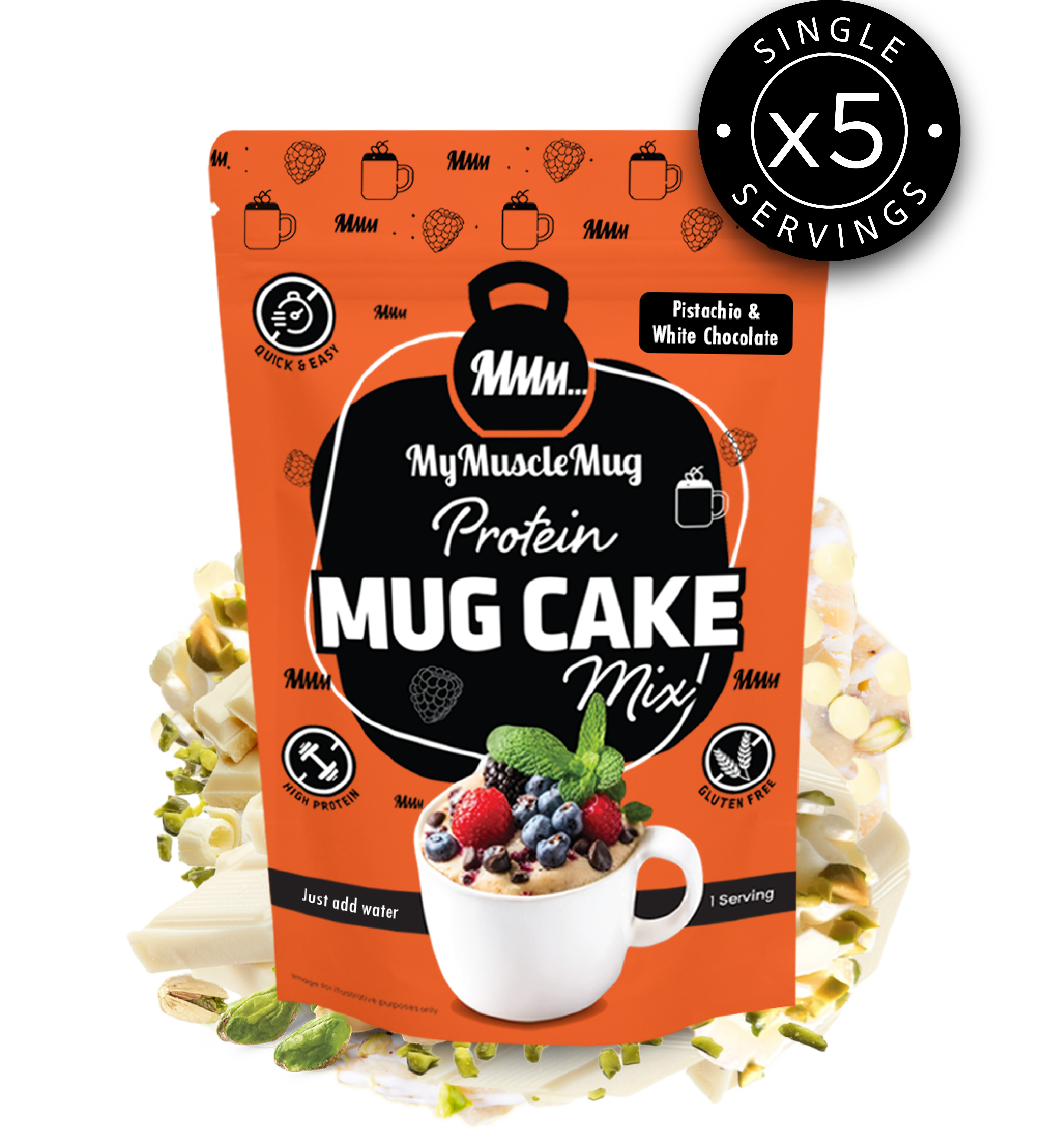 MyMuscleMug Mug Cake Supersize Pouches (x2 Pouches)