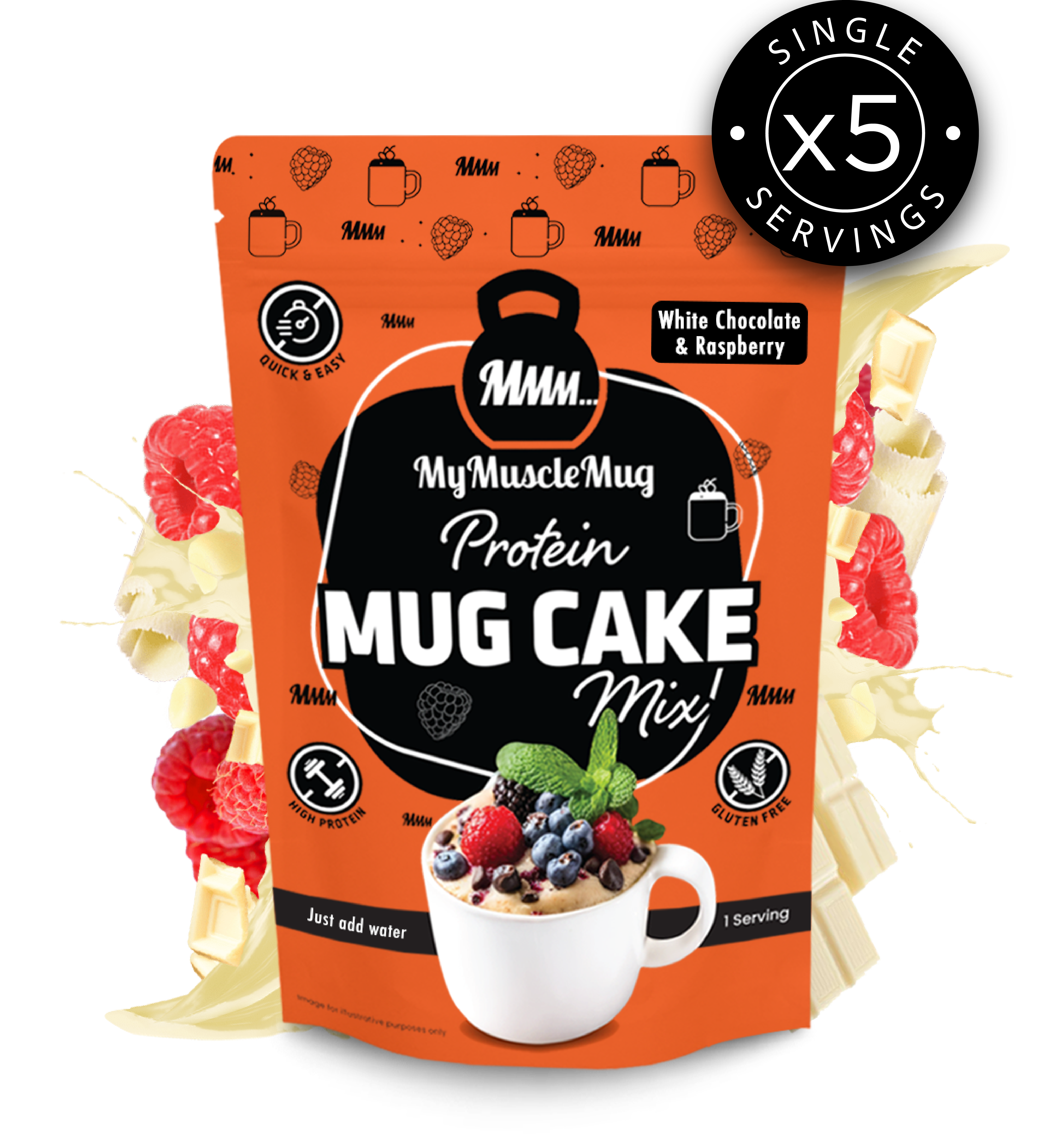 MyMuscleMug Mug Cake Supersize Pouches (x2 Pouches)